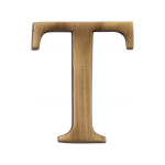 M Marcus Heritage Brass Letter T - Pin Fix 51mm